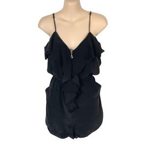 Laundry by Shelli Segal Strappy Ruffled Romper